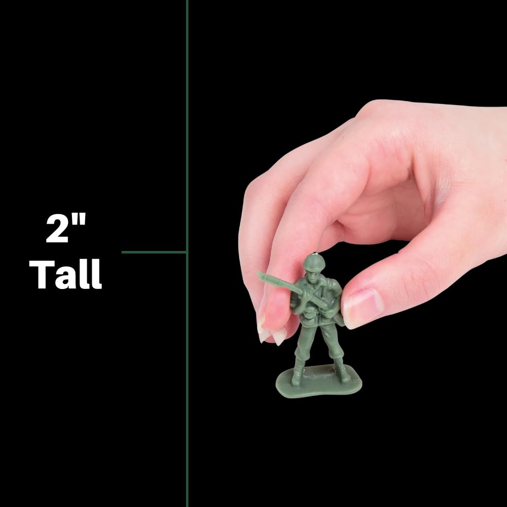 U.S. Toy Green Army Soldiers ready for party favors and stocking stuffers
