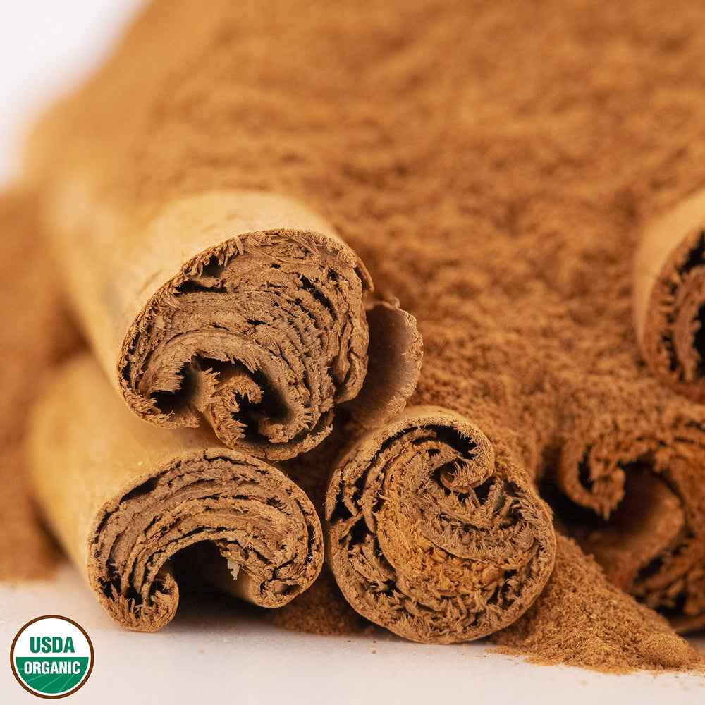 US Wellness Naturals Ceylon Cinnamon Powder aroma steam suggesting warm kitchen scents