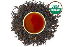 US Wellness Naturals Earl Grey tea bag steeping, citrusy infusion and aroma.