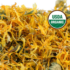 US Wellness Naturals Fayoum Oasis origin calendula reflecting sustainable sourcing