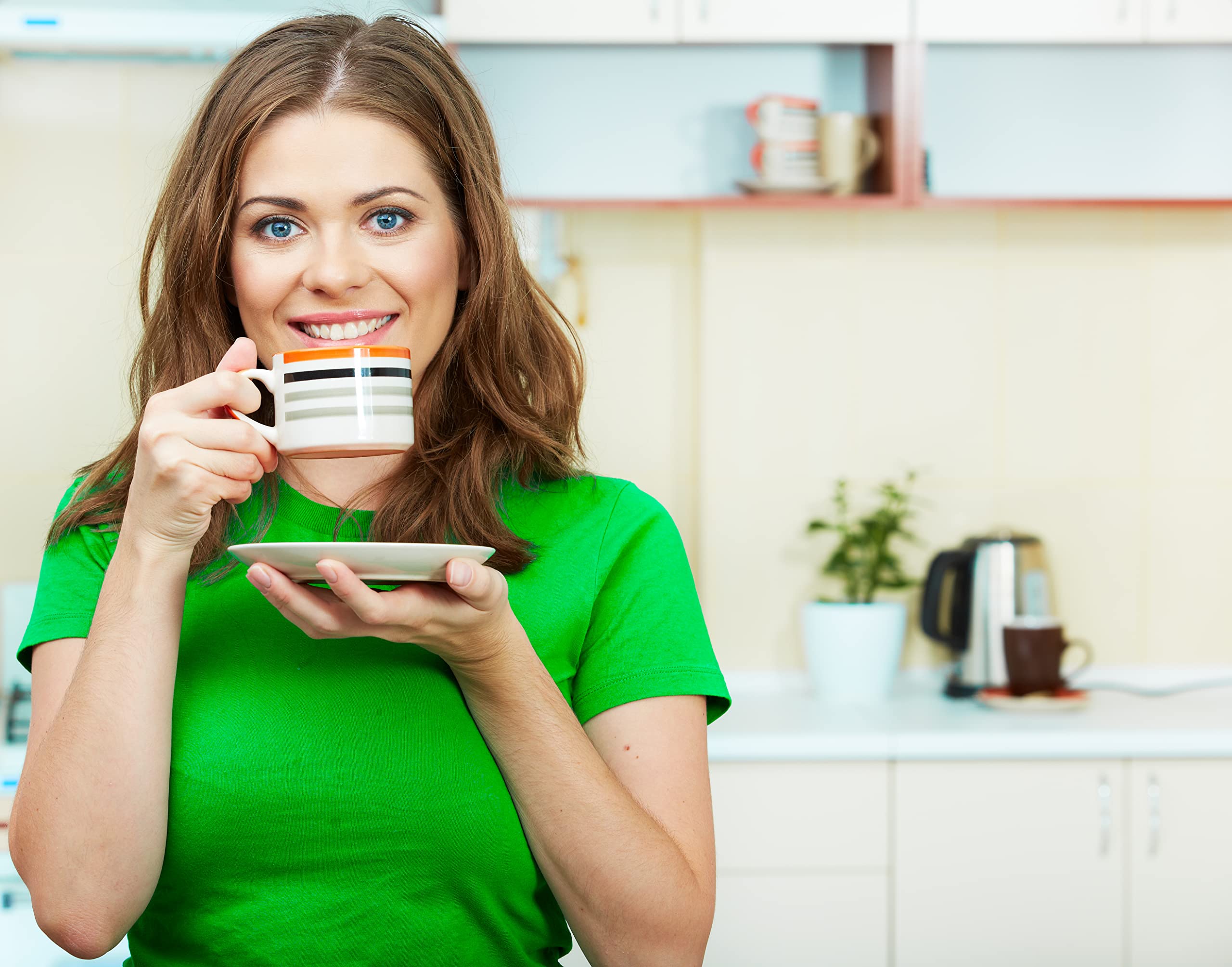Infuser-ready setup suggests quick, fresh brews anytime.