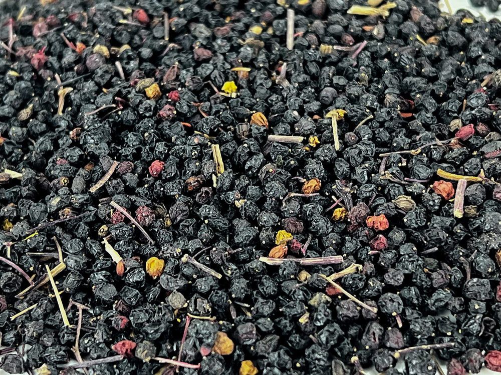 US Wellness Naturals organic dried elderberries as a versatile baking ingredient