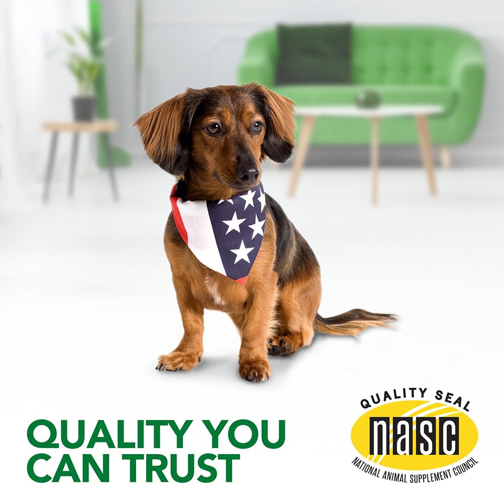 USA-made Vet’s Best packaging with NASC seal