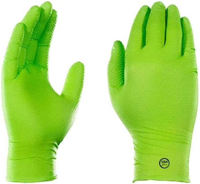 USA Supply protective gloves with textured grip for safe handling.