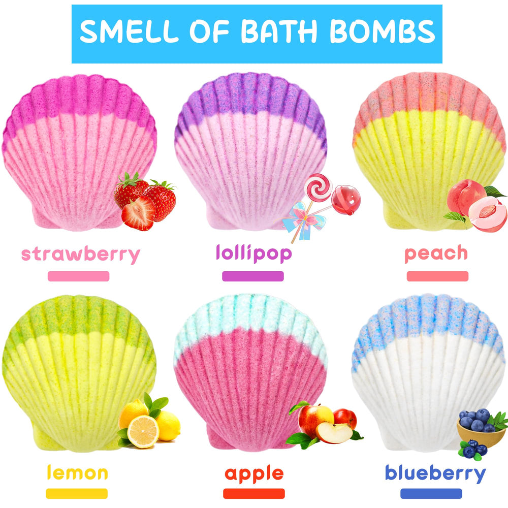 usand gift set mermaid bath bombs ideal for Christmas or birthdays.