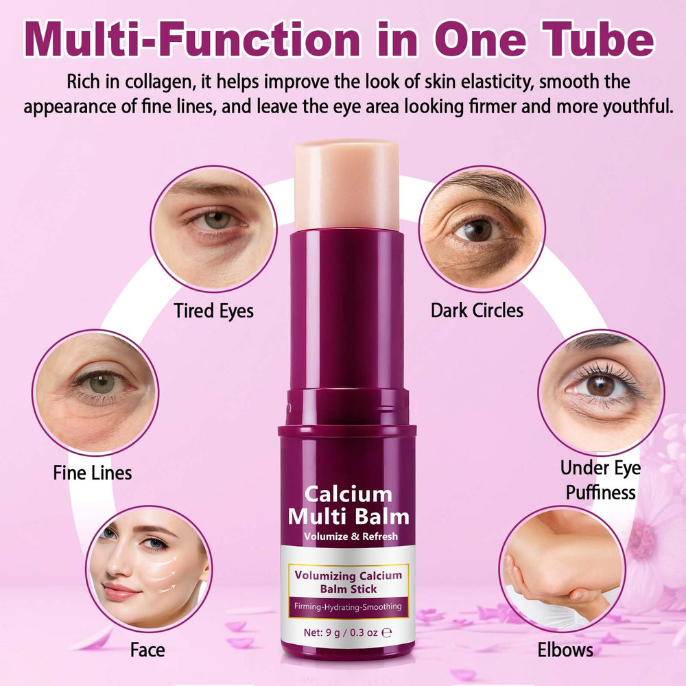 USBSREGARDS Calcium Multi Balm Stick targets the eye area for refreshed appearance.
