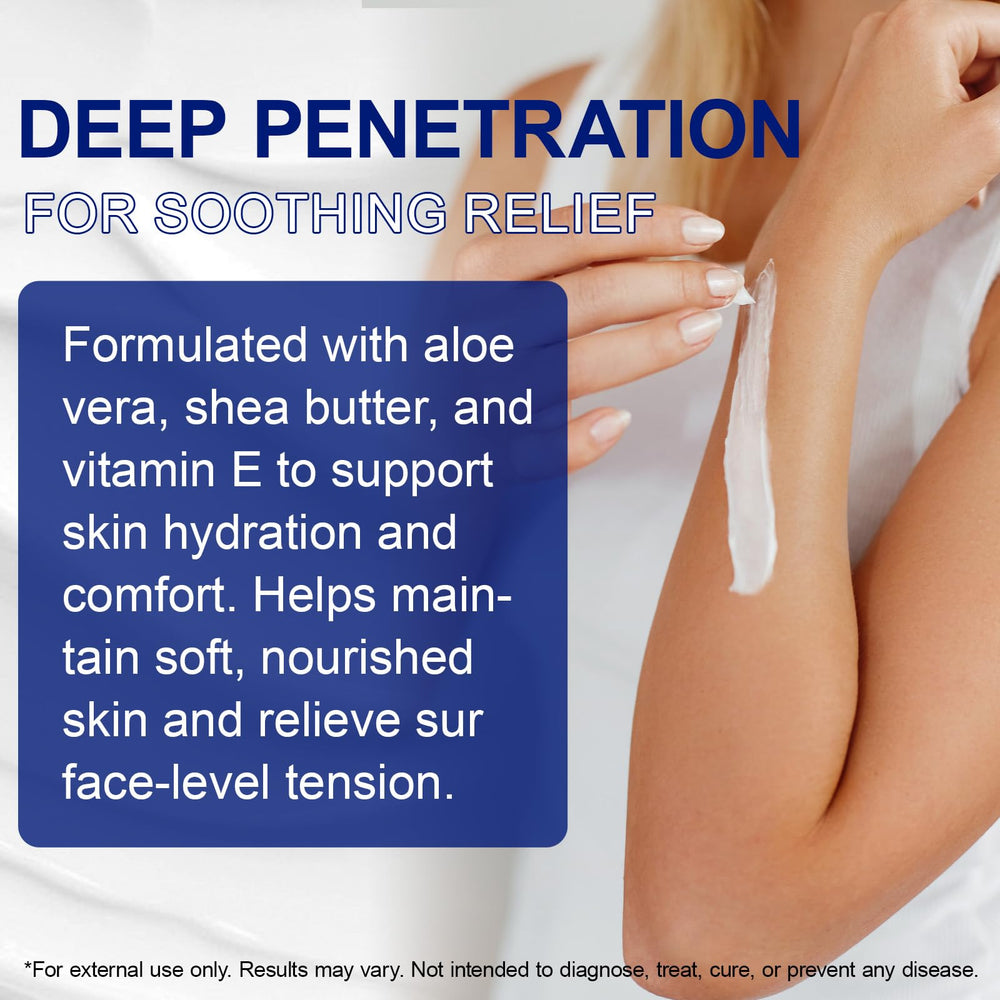 USBSREGARDS Neuropathy Cream applied to feet for cooling relief