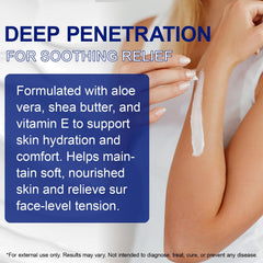 USBSREGARDS Neuropathy Cream applied to feet for cooling relief