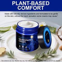USBSREGARDS Neuropathy Cream hand application demonstrates quick absorption