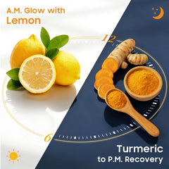 Uselective lemon-turmeric glow soap bar close-up texture shows creamy lather.