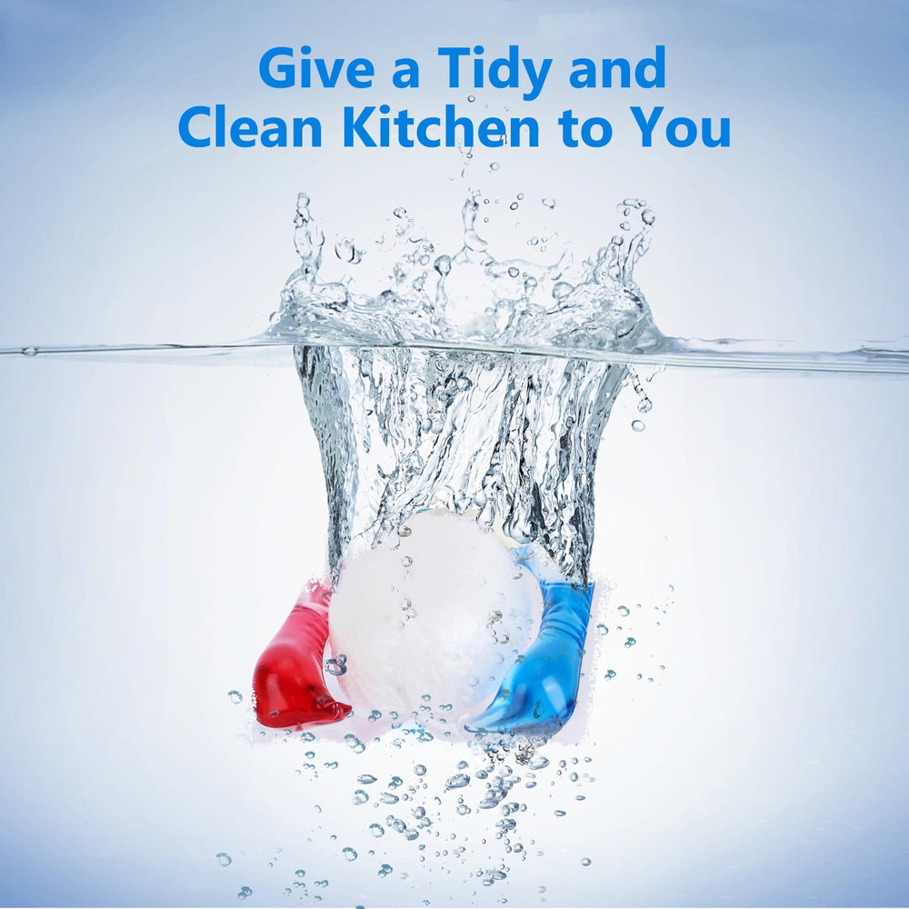 USKICH dishwasher pods fresh-odor-elimination keeps the dishwasher smelling fresh.