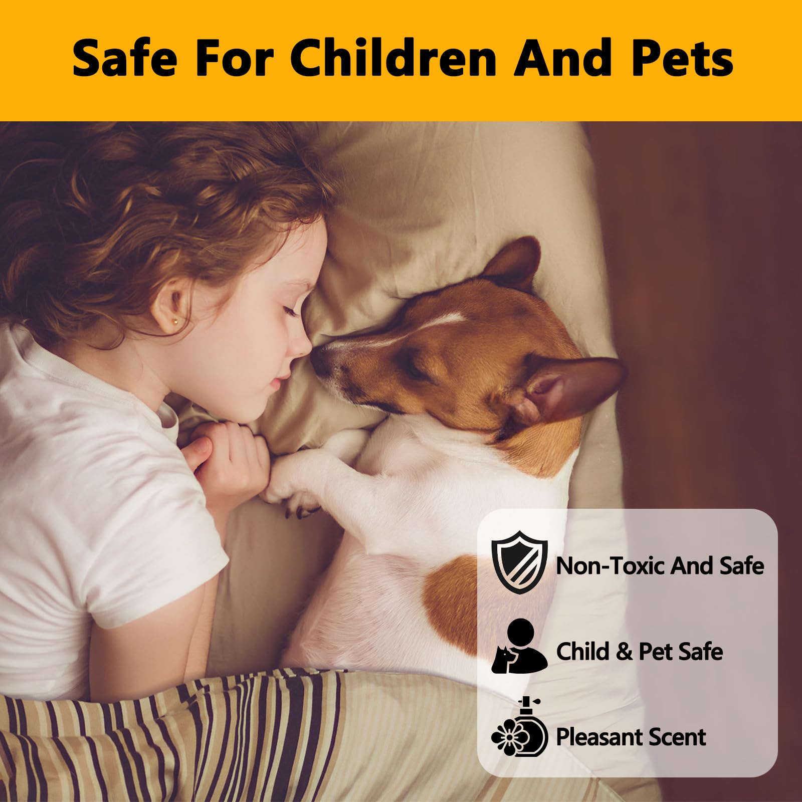 USKICH Mite Spray safe for pets and children when used as directed