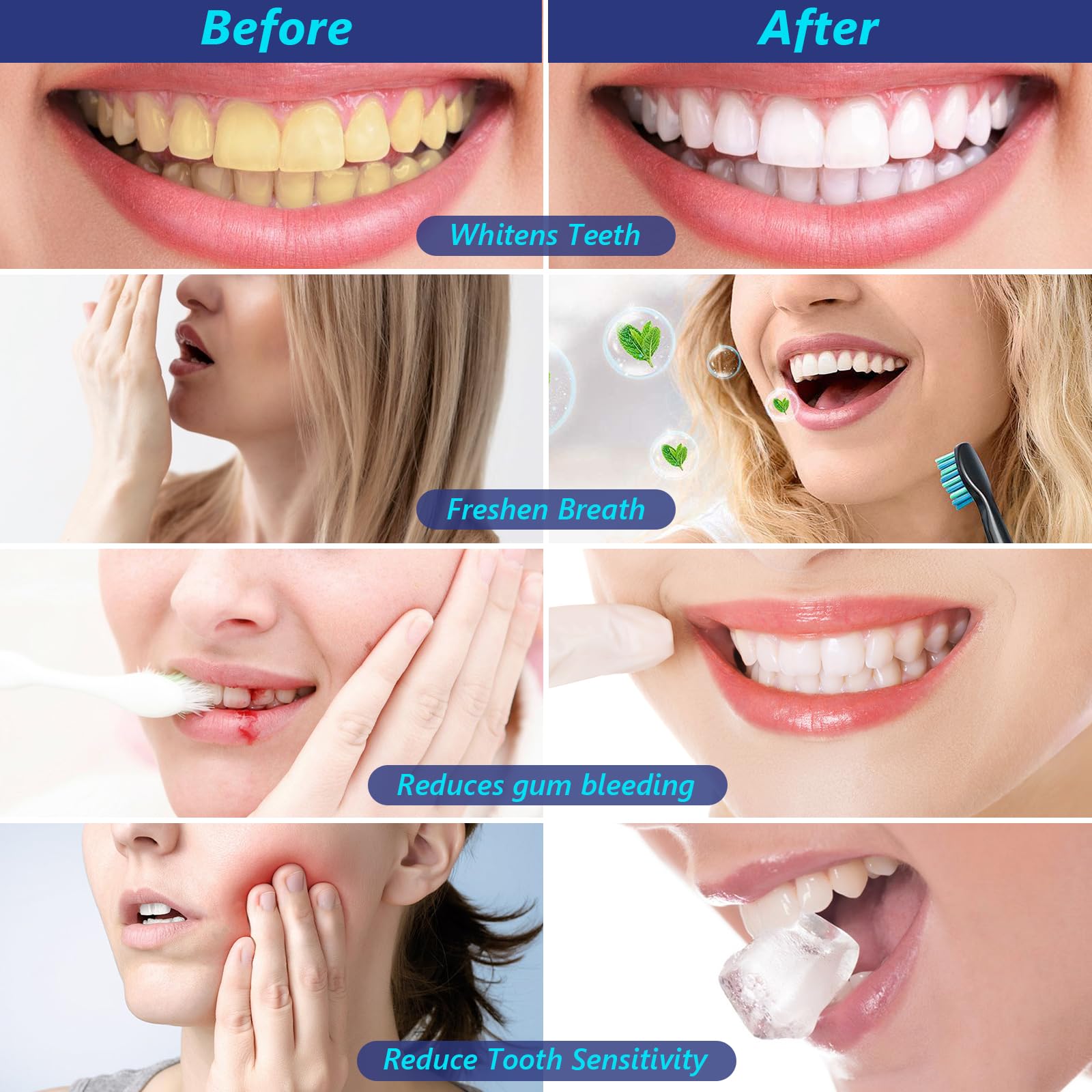 USKICH toothpaste with natural plant based ingredients