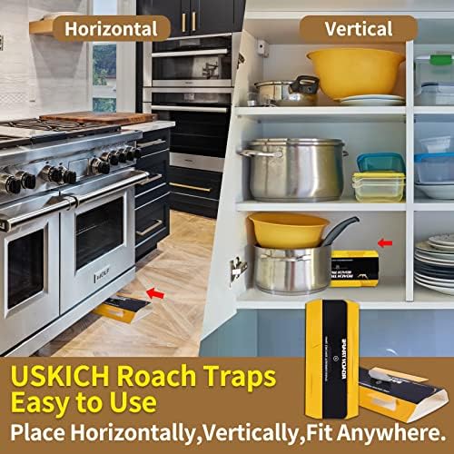 USKICH Upgrade Recipe traps blend into cabinets with safe child and pet friendly design.