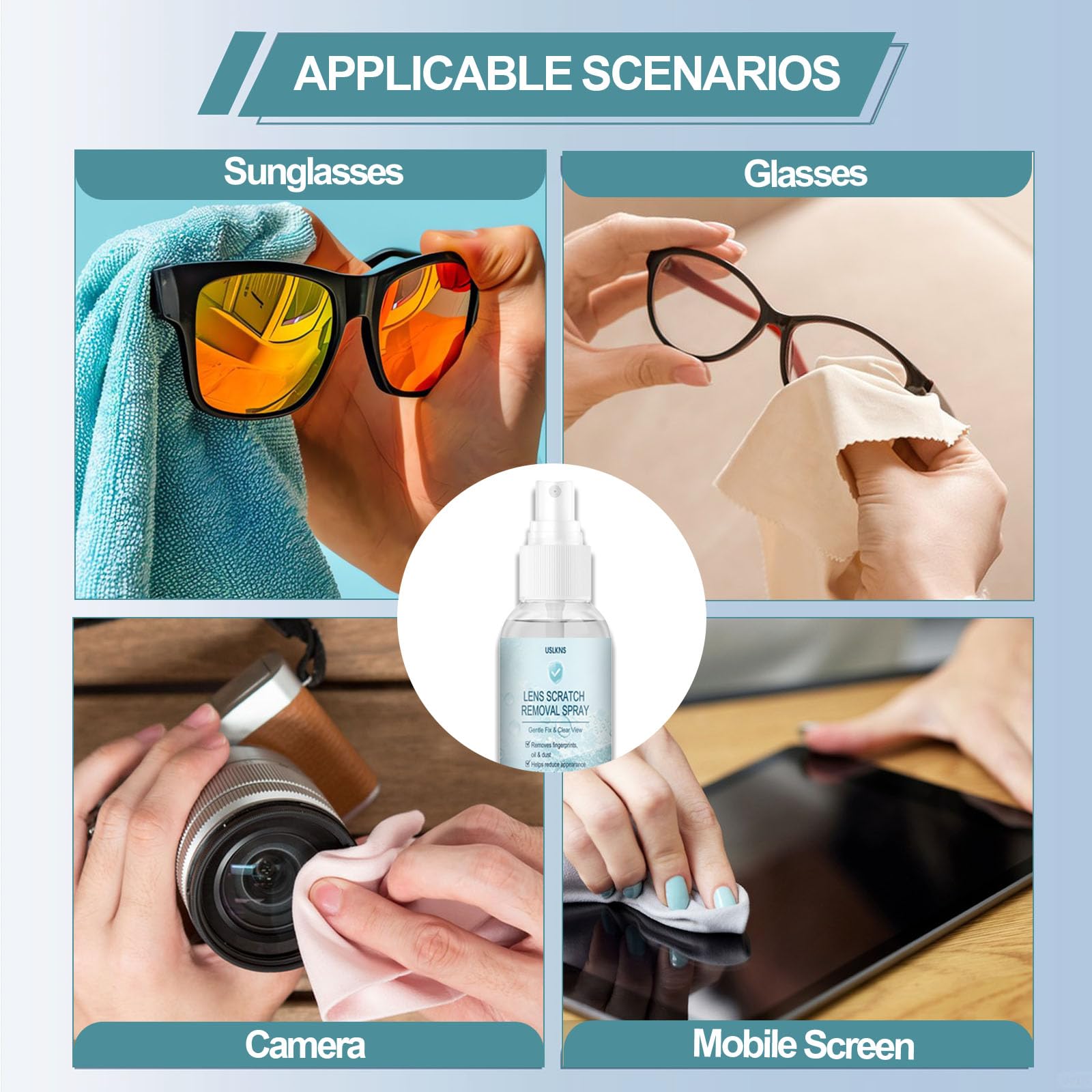 USLKNS easy-dry formula dries quickly with no residue