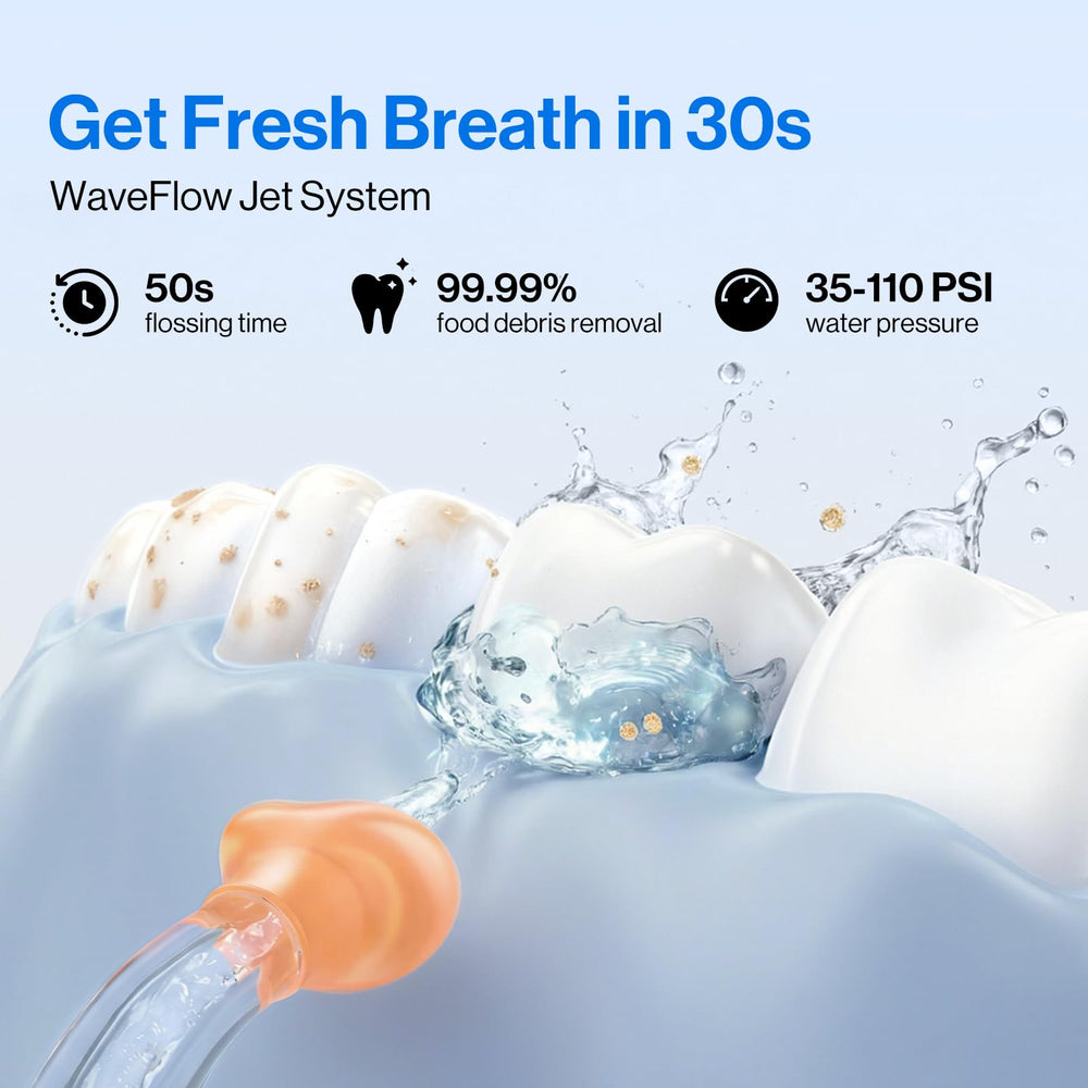 usmile C10 360° nozzle for precise cleaning in tricky angles