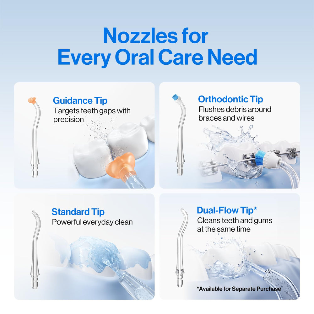 usmile C10 brace-friendly design supports cleaning around braces and implants