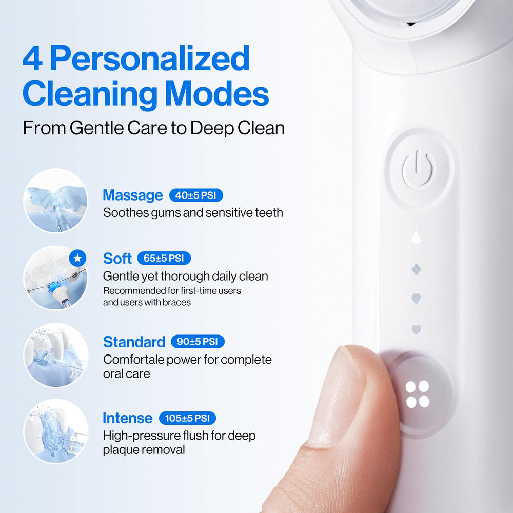 usmile C10 four modes tailor intensity for comfort and effectiveness
