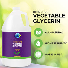 US+ glycerin pour bottle shows easy-use option for DIY cosmetics and soaps.