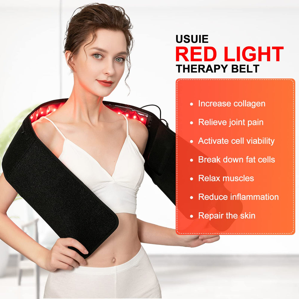 USUIE belt with USB power cord for portable sessions