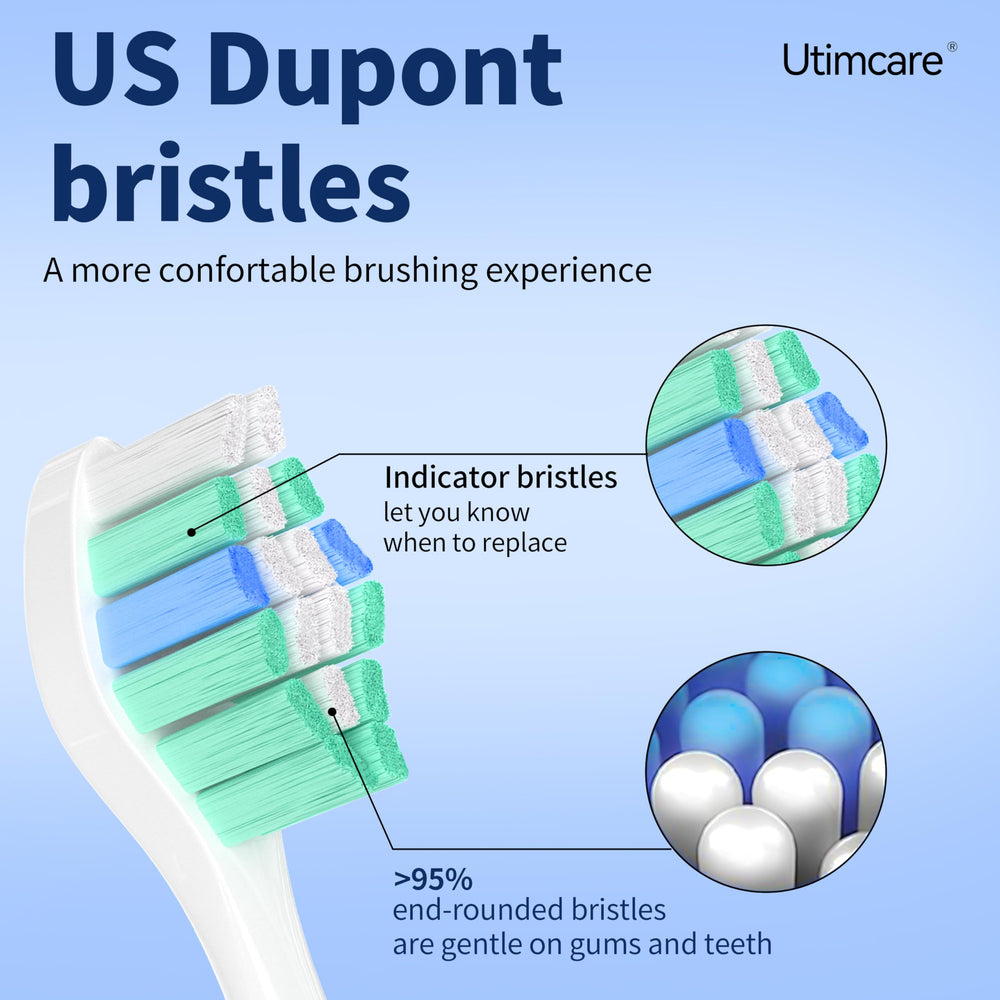 Easy snap-on installation for quick replacement on Philips Sonicare handles