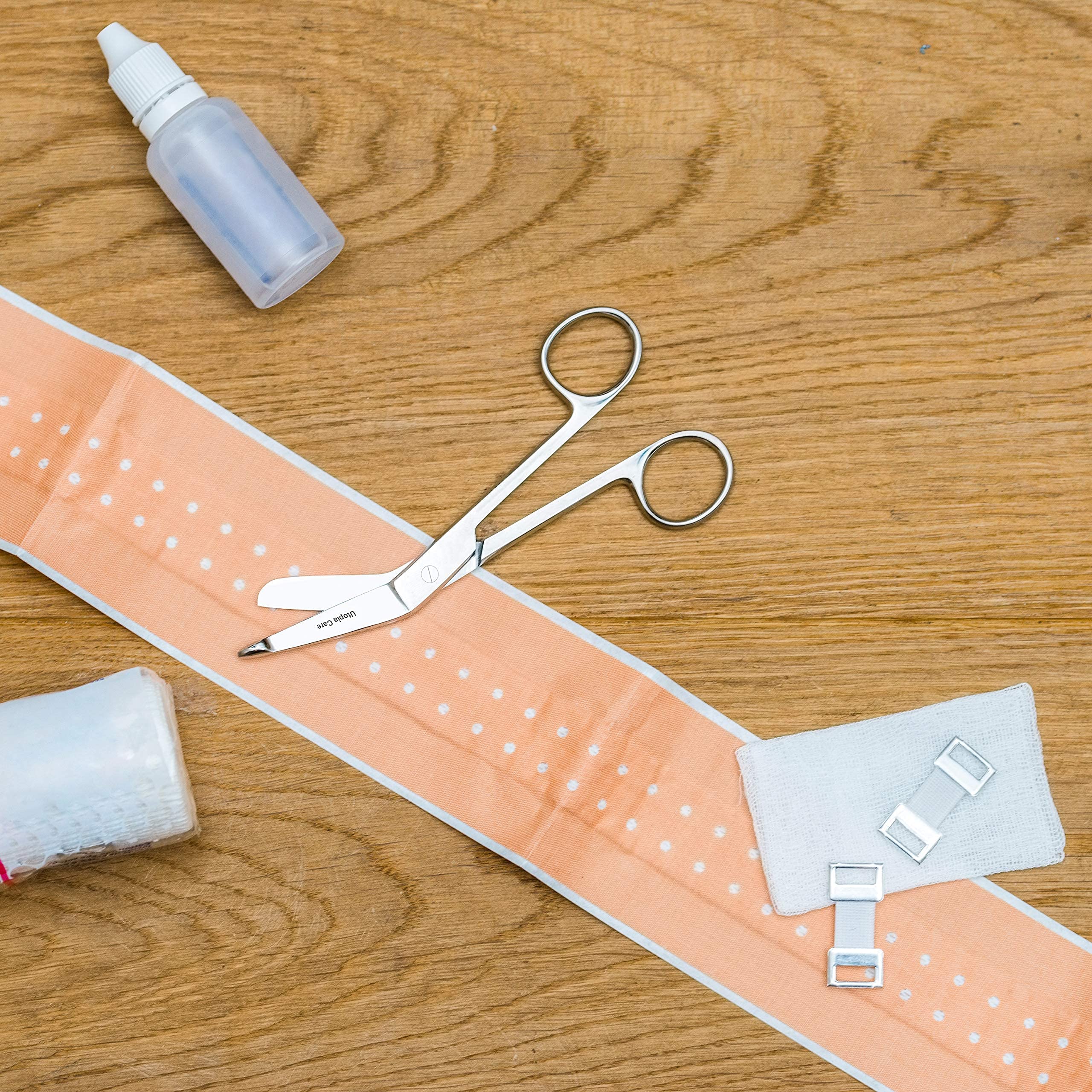 Utopia Care Bandage Scissors comfortable finger rings enhance safety and control