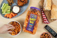 Utz Party Mix pretzel wheels close-up, ideal for party platters