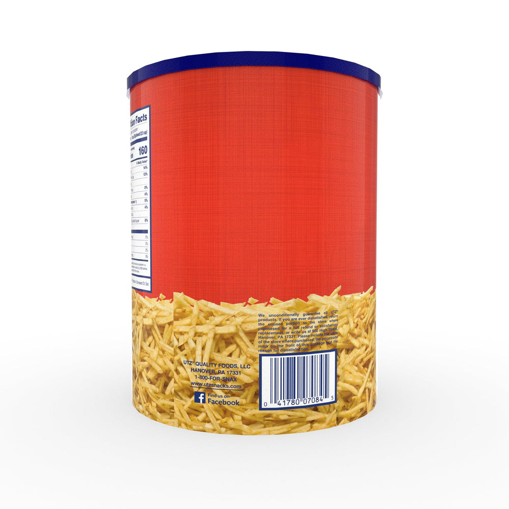 Kosher-certified Utz Potato Stix Original, gluten-free snack.