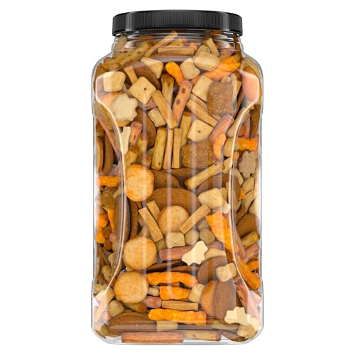 Utz Pub Mix oriental rice crackers, light texture for snacking