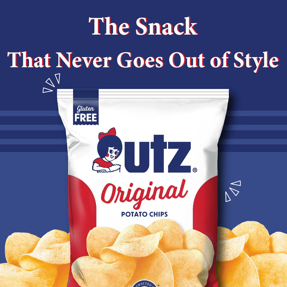 Utz Original Potato Chips as a versatile pantry snack for families.
