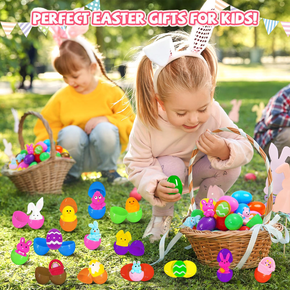 UUSYCUN Easter egg hunt friendly—soft squishy toys for hide and seek.