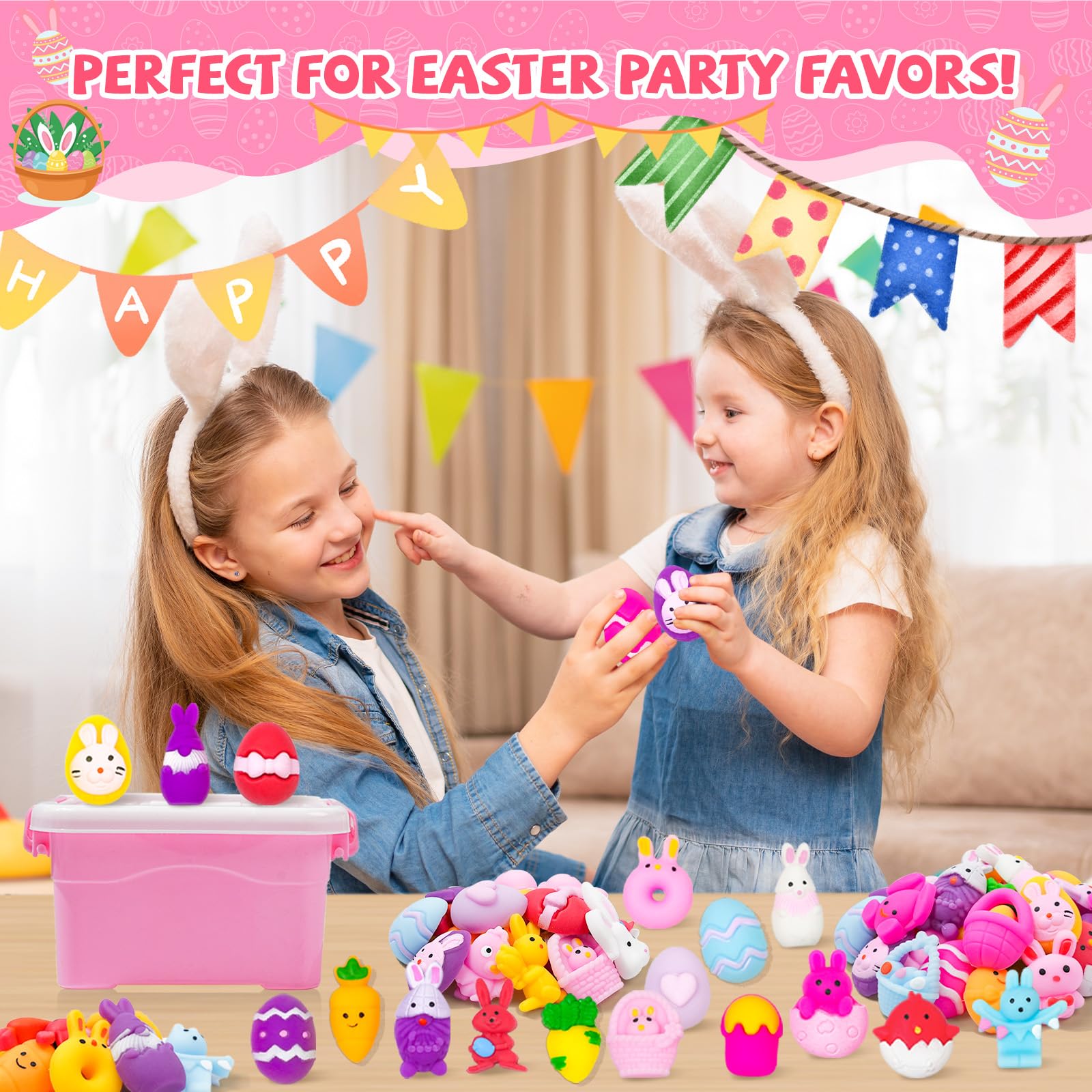 UUSYCUN Easter Mochis wrapped designs showcase colorful bunny and egg motifs