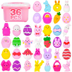 UUSYCUN pink storage box with lid keeps Easter toys organized and ready