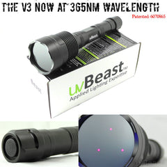uvBeast V3 365nm range enables long-range UV detection in the field