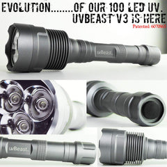 uvBeast V3 triple LED UV setup highlights higher intensity checks