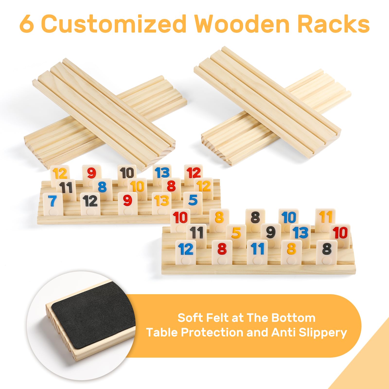 uvcany Rummy Cube instruction booklet makes setup easy for new players