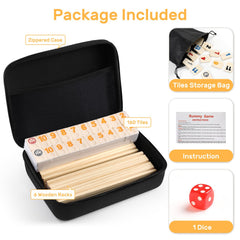 uvcany Rummy Cube zippered case protects tiles for on-the-go gaming