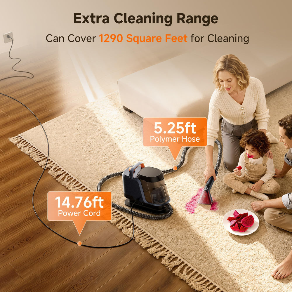 Uwant cleaner used on furniture and car interiors.