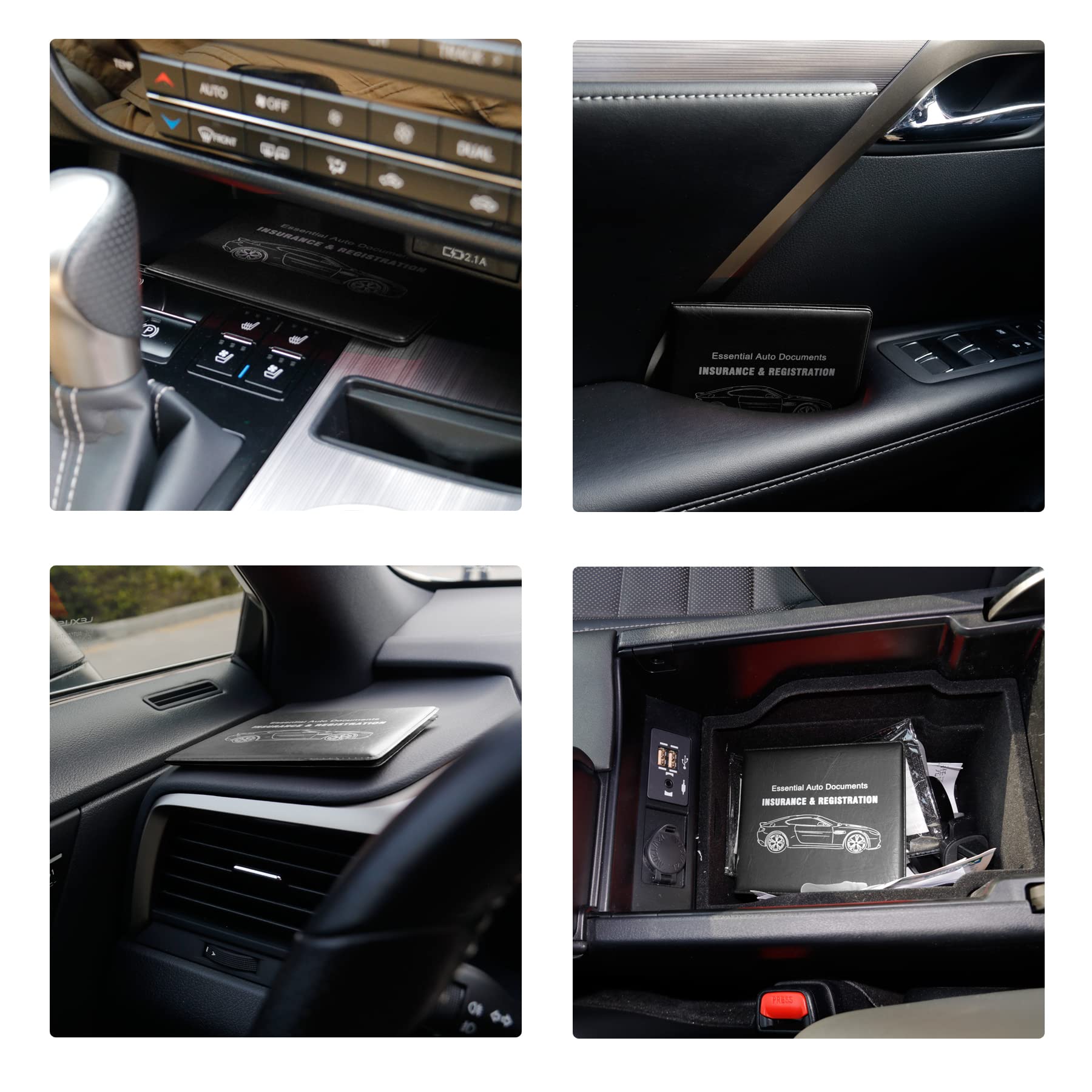 UYYE tile-design protection guards documents during car travel.