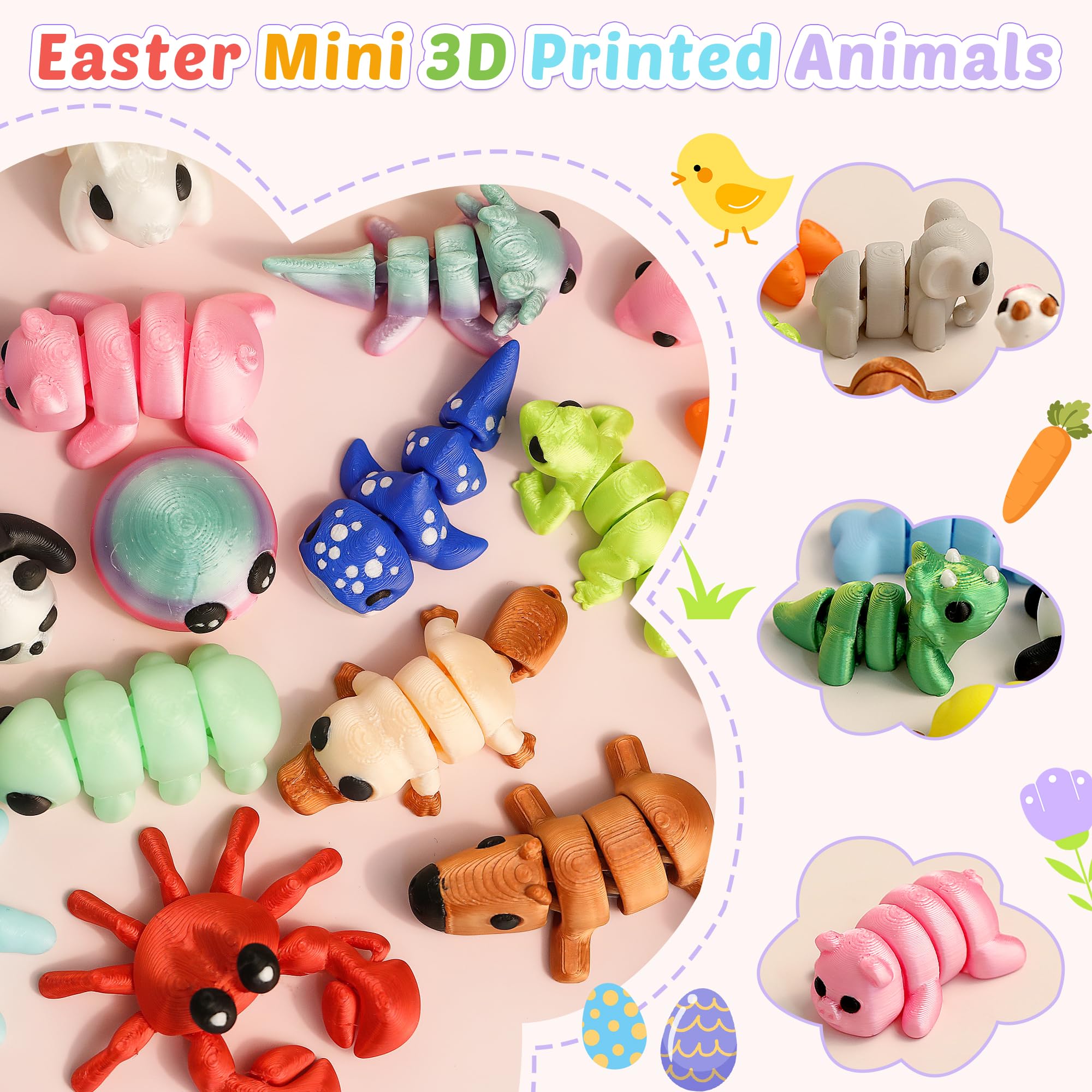 U-Zomir egg hunt stuffers add color and anticipation to the party.
