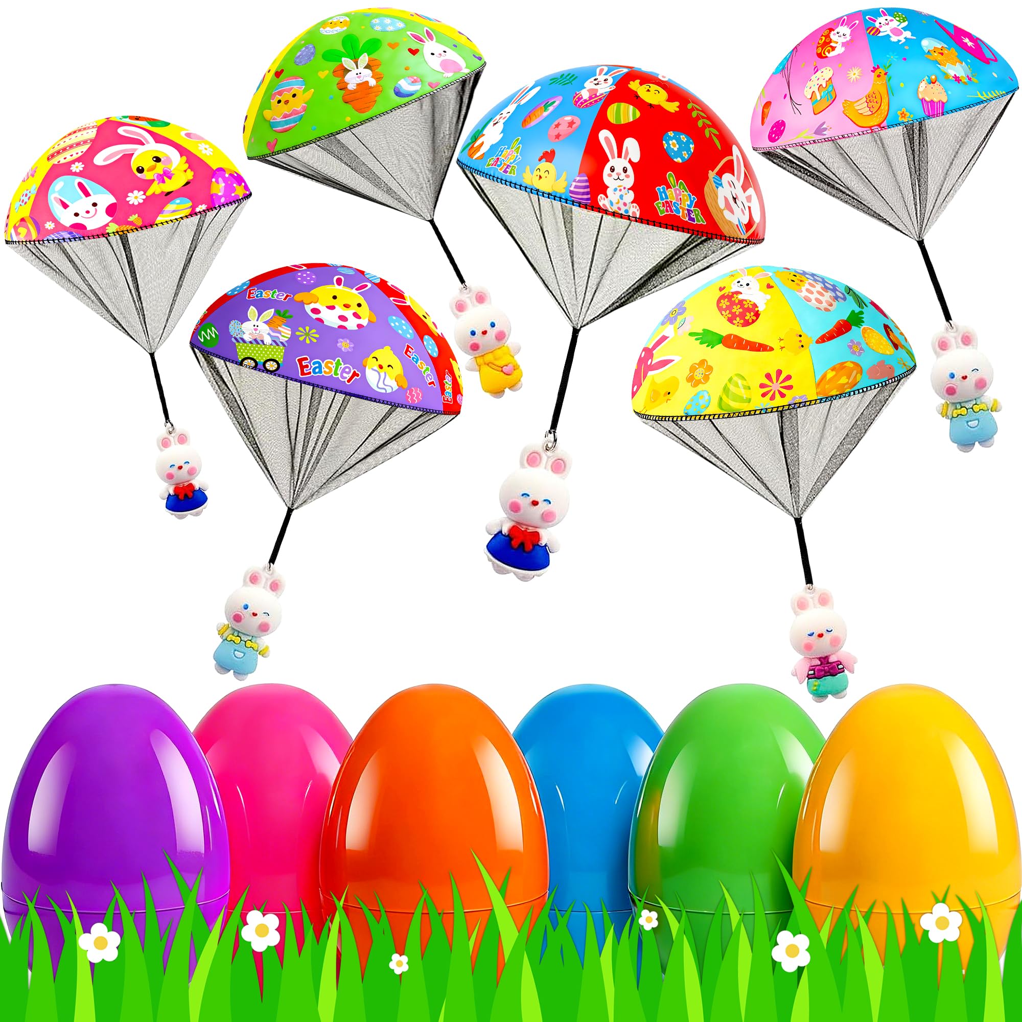 U-Zomir Easter eggs six-pack with bright colors ready for egg hunts