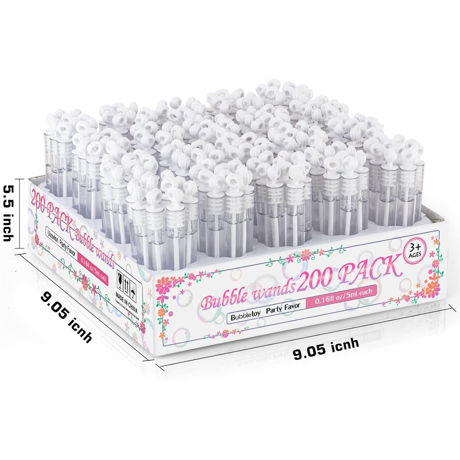 Uzoxlsn bridal shower bubble wands create cute decorative accents.