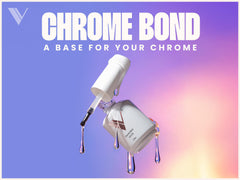 V Beauty Pure chrome powder base coat enables precise powder placement.
