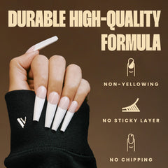 V Beauty Pure No Wipe Top Coat scratch-resistant shield for daily wear