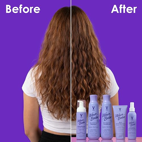 Soft waves form with Wave Babe spray and natural texture.
