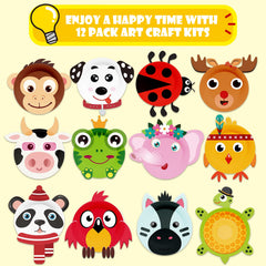 V-Opitos dog plate craft for toddlers supports color recognition and creativity