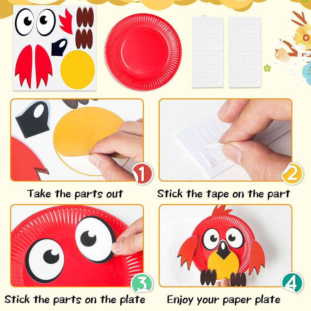 V-Opitos owl plate craft fosters storytelling and motor development with colorful pieces