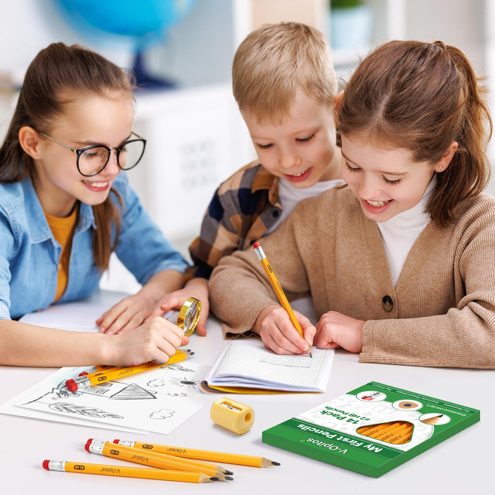 V-Opitos beginner-friendly pencils for writing and drawing.