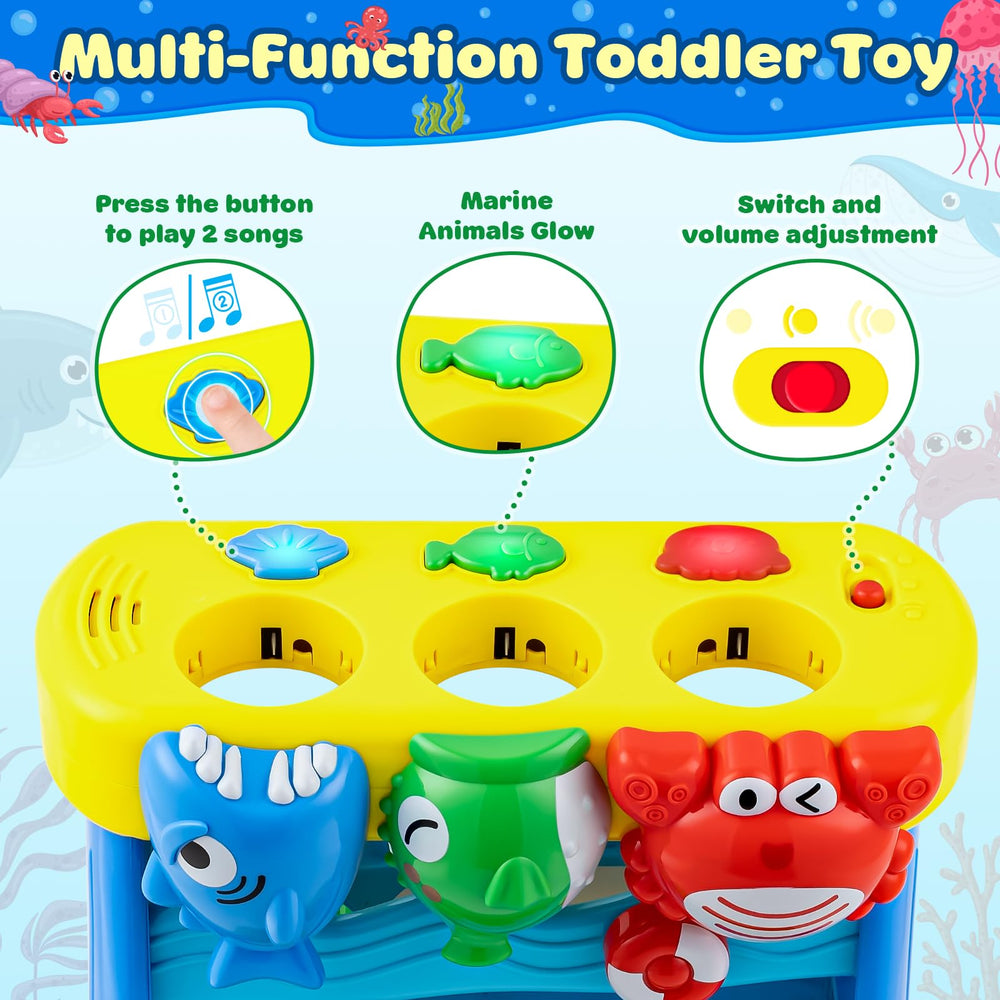 V-Opitos crab sounds encourage curiosity and language-like responses during play.