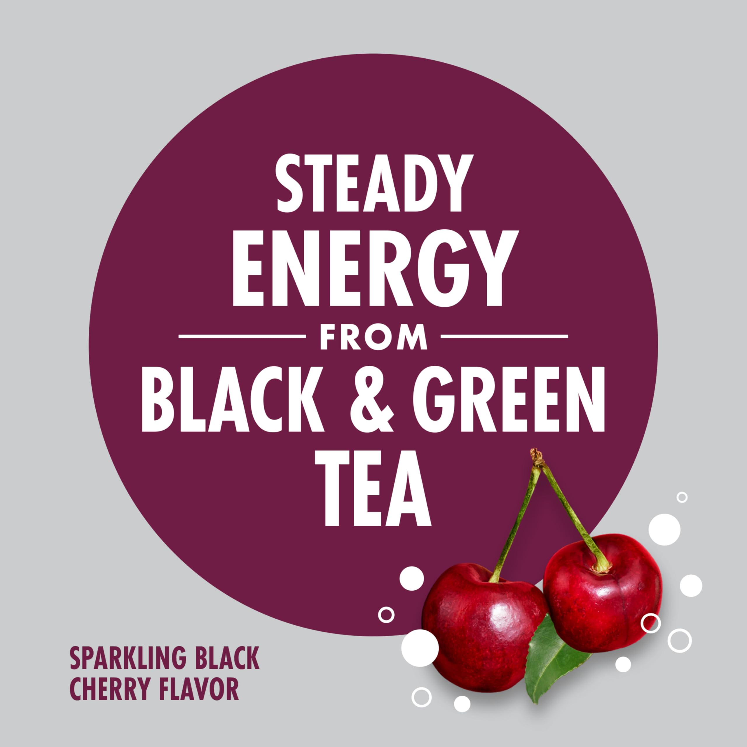 V8 +ENERGY lightly carbonated can, crisp and refreshing.